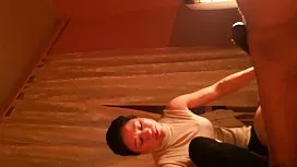 Ação fetiche do pé com menina lituana