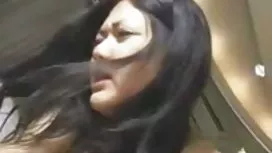 Milf peituda gordinha fodida por máquina de sexo