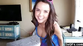 Magra blondie adolescente Karla Kush 69ing e porra